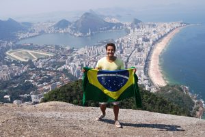 View of Ipanema and Leblon from the top of Morro Dois Irmãos, Rio de Janeiro