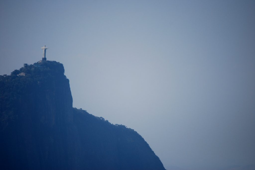 Christ the Redeemer atop Corcovado mountain, Rio de Janeiro
